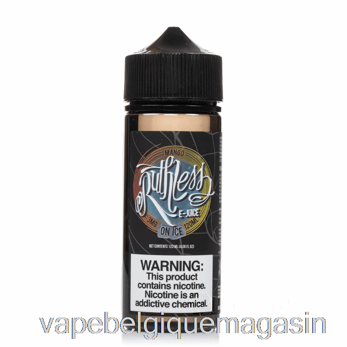Vape Belgique Mangue Sur Glace - Vapeur Impitoyable - 120ml 0mg
